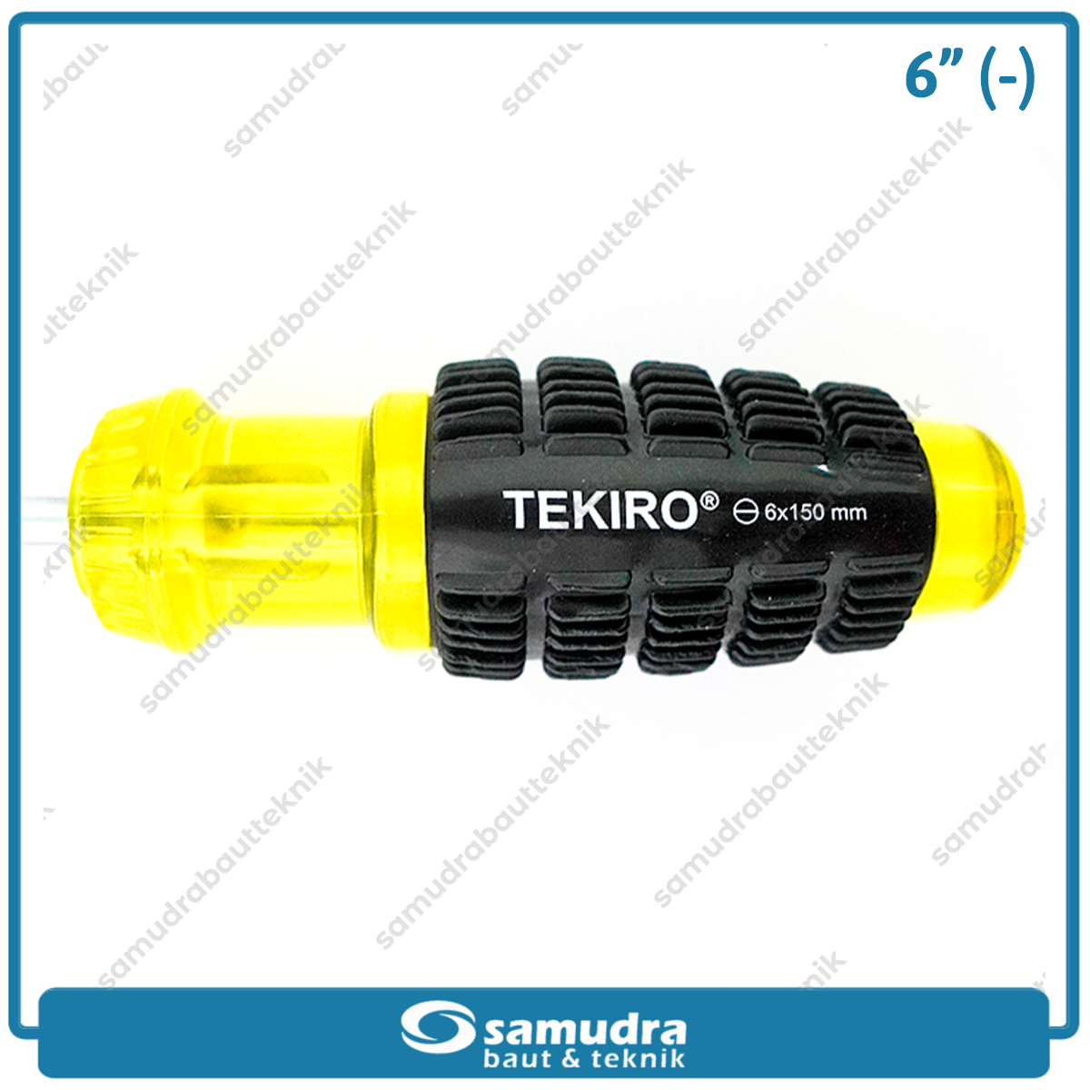 TEKIRO SD-CG0862 Obeng Gagang Karet 6" Minus SL6