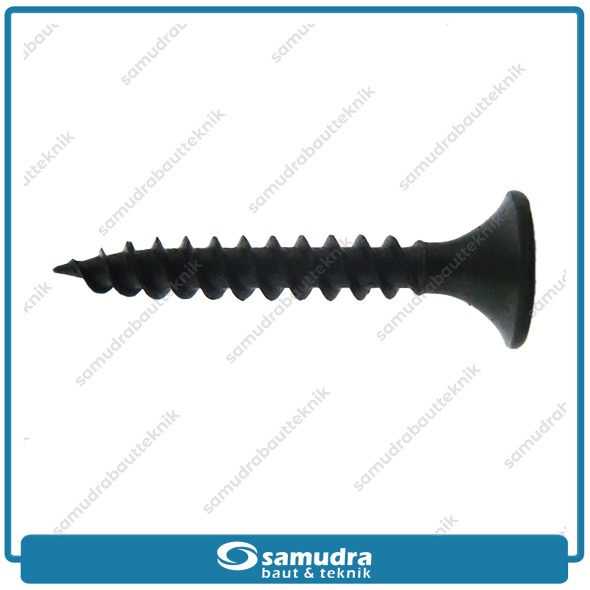 LION 7.000 pcs Sekrup Gypsum 6 x 1 Baut Drywall Hitam 25 mm Triplek Kayu Wall Screw Tajam