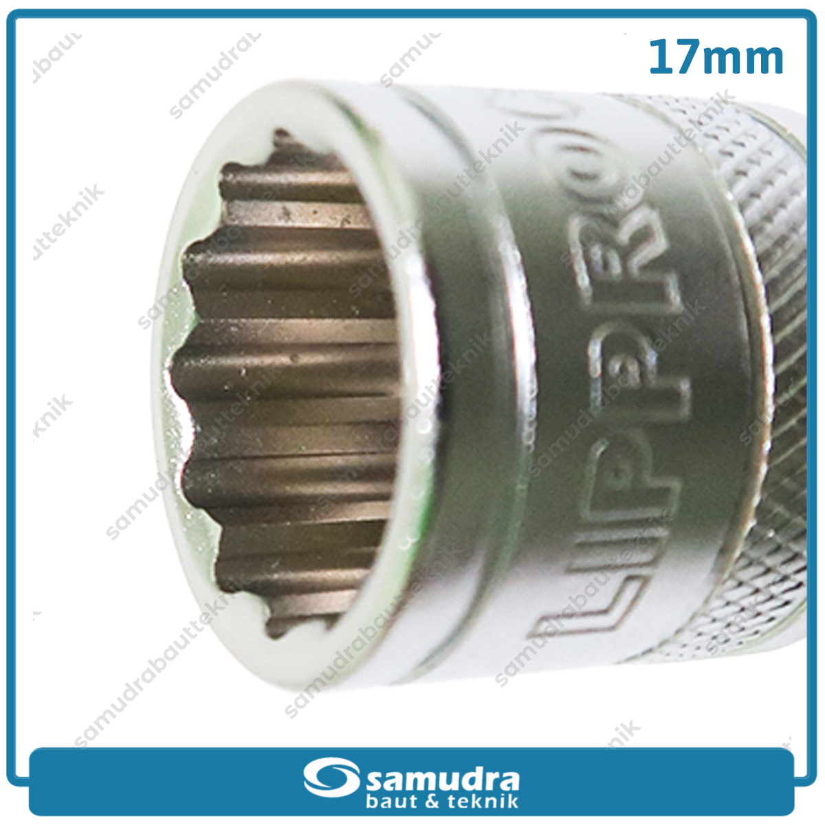 LIPPRO 3126M-17 Mata Sok 1/2" 12PT 17 mm