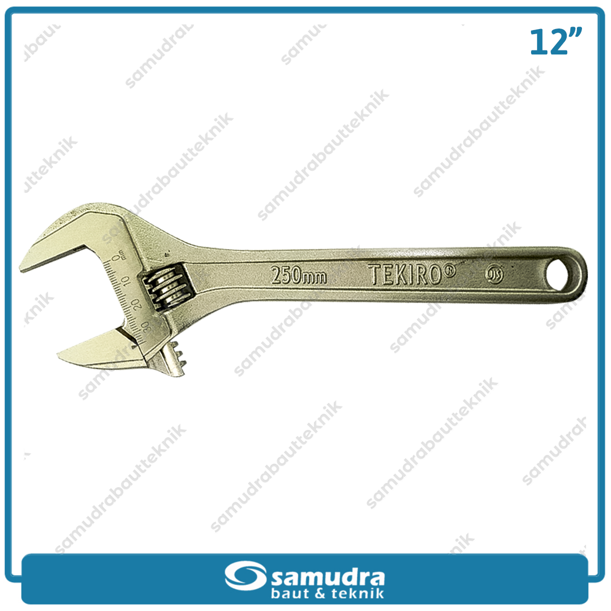 TEKIRO WR-AD1962 Kunci Bago 12" New Tipe EU / Kunci Inggris