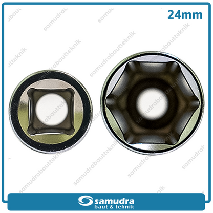 LIPPRO 3230M-24 Mata Sok Panjang 1/2" 6PT 24 mm / Deep Socket