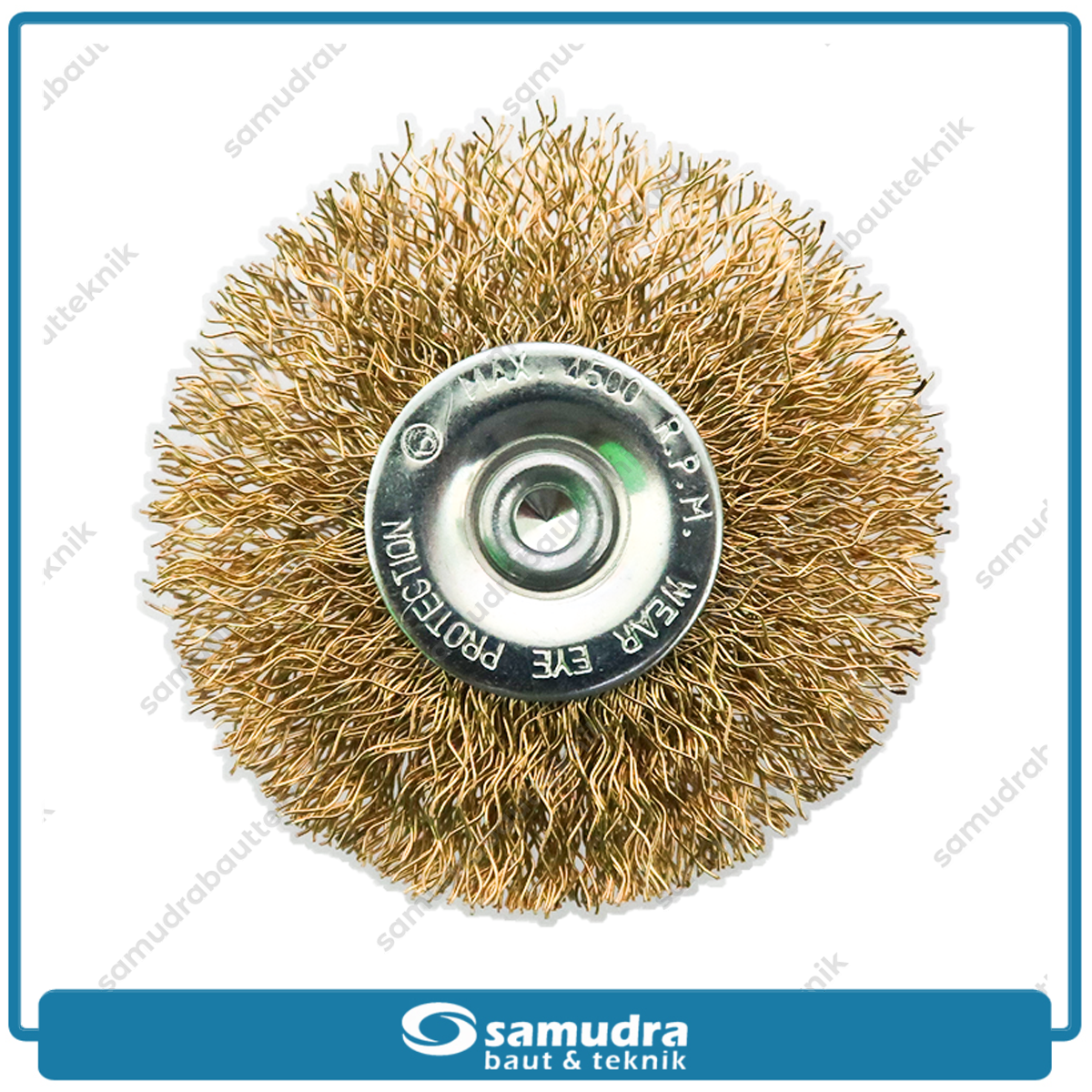 HASSTON 3450-117 Sikat Baja Gerinda Flat 63 mm