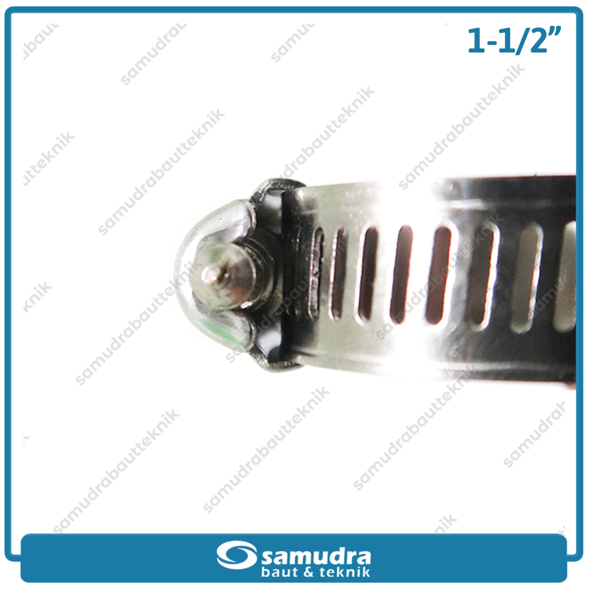 Klem Selang LIPPRO 1-1/2" Inch Ss Hose Clamp Taiwan - Isi 50 Pcs