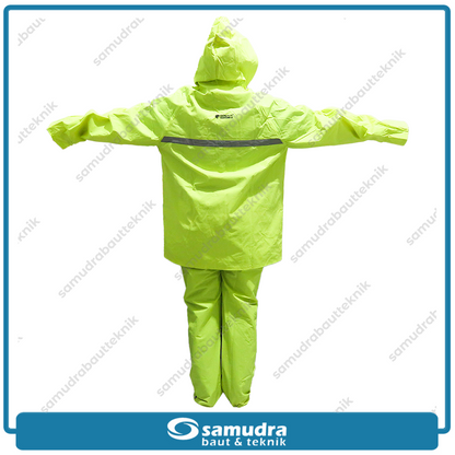 GOSAVE RAINSHIELD 2S Jas Hujan Baju Celana (XXL) Hijau