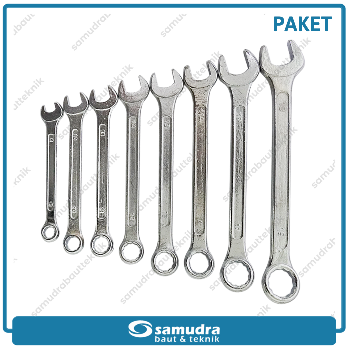 Paket Kunci Sok Set 46 pcs + DIAMOND Kunci Ring Pas Set 8 pcs Tool Kit