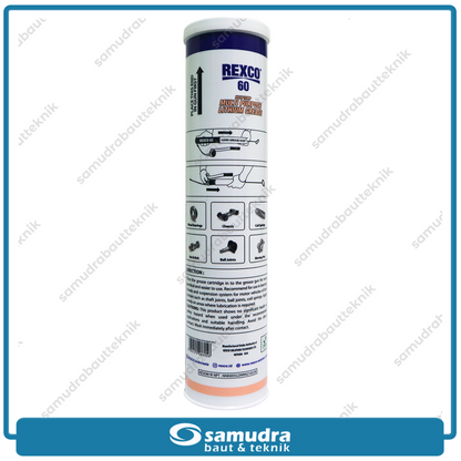 REXCO 60 High Temp Multi Purpose Lithium Grease Cartridge 400 ml