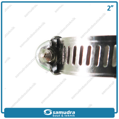 LIPPRO Klem Selang 2" Inch Ss Hose Clamp Taiwan - Isi 50 Pcs