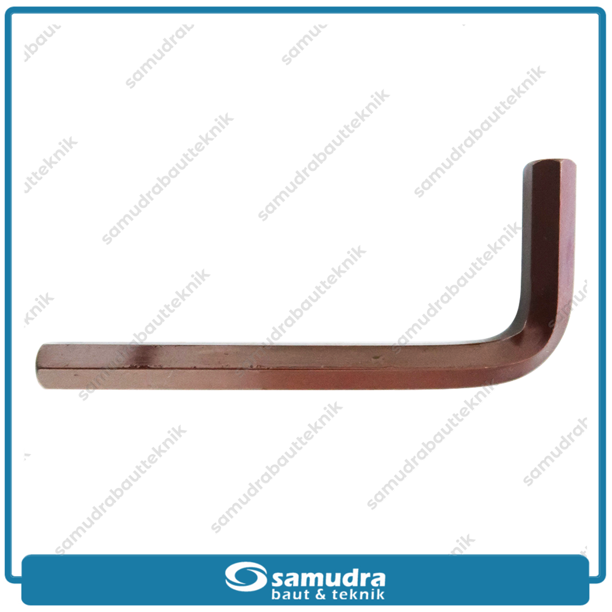 LIPPRO 166 Kunci L Set Pendek Short Flat 9 Pcs 1.5-10 mm