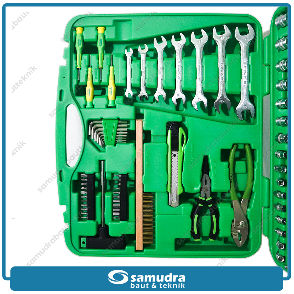 TEKIRO SC-MT0628 Tool Kit Mekanik Set 130 pcs Box Plastik / Mechanic Tools