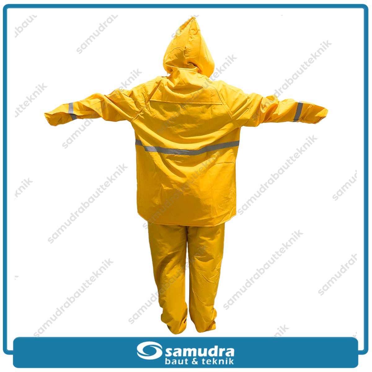 GOSAVE SAMUDRA 2S Jas Hujan Baju Celana (XL) Kuning