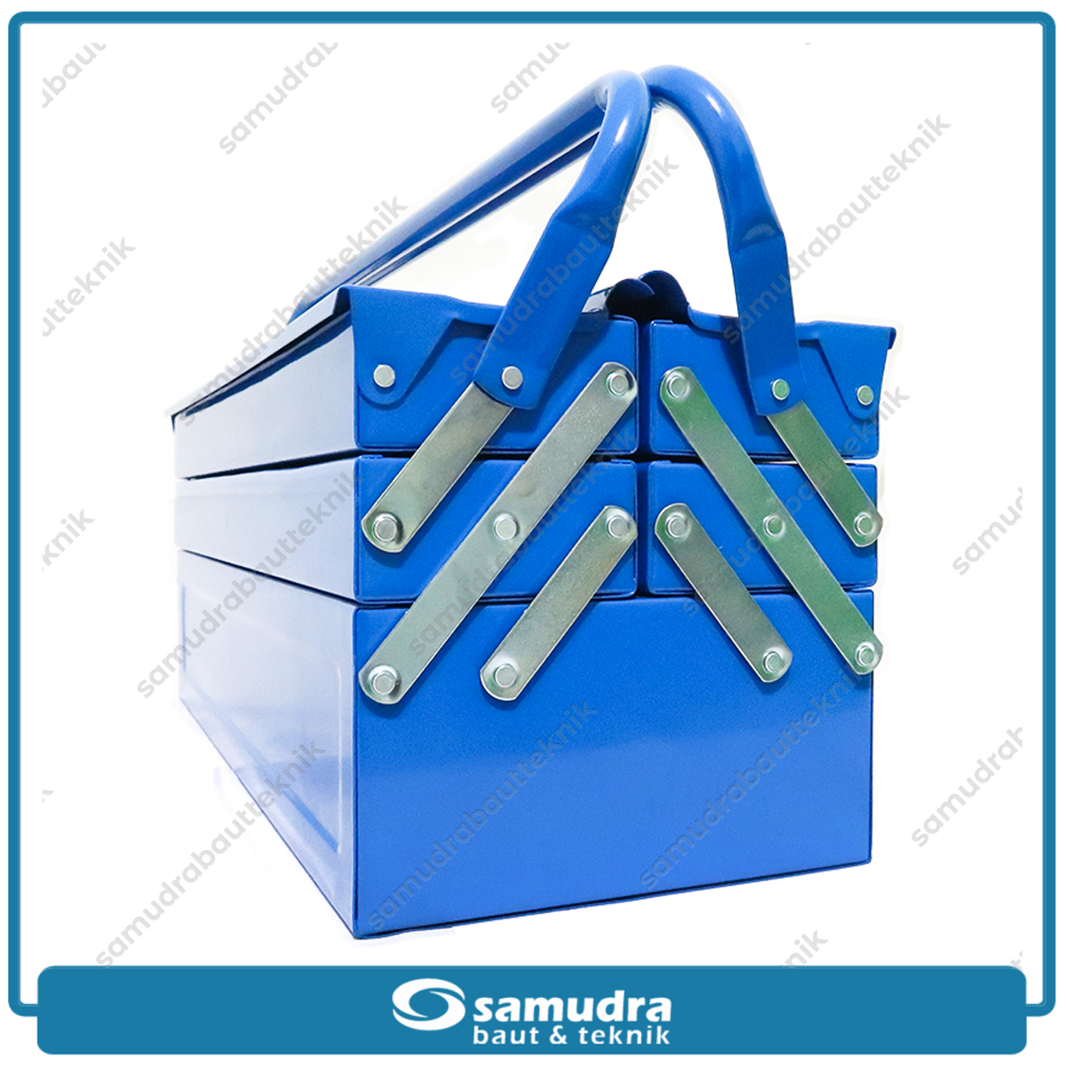 KENMASTER TOOL-114 Tool Box Besi 3 Susun (Biru)