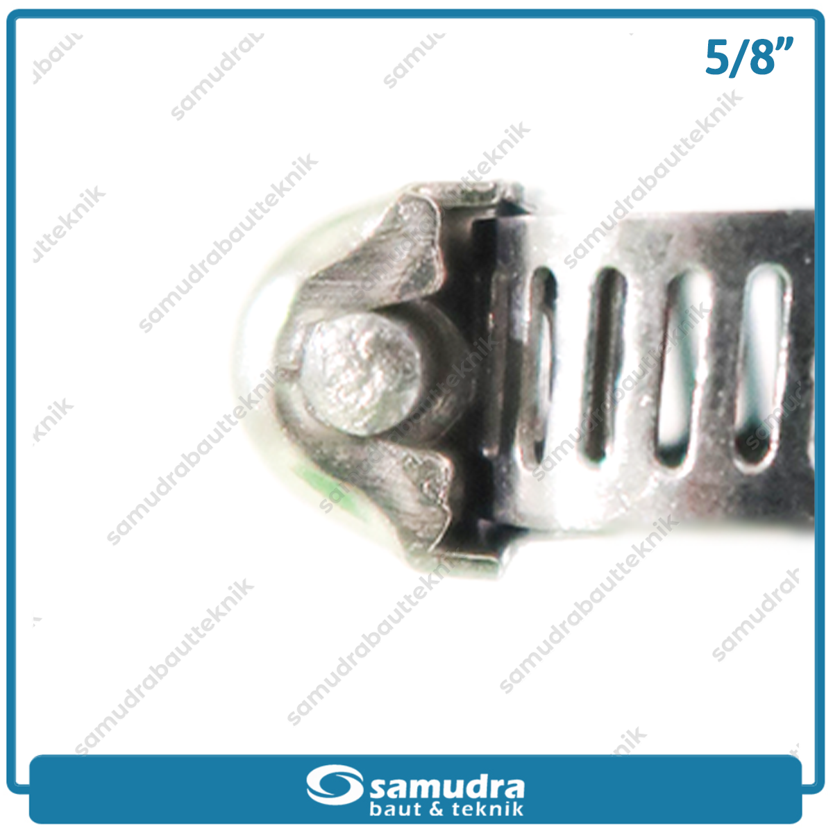 LIPPRO Klem Selang 5/8" Inch Ss Hose Clamp Taiwan - Isi 100 Pcs