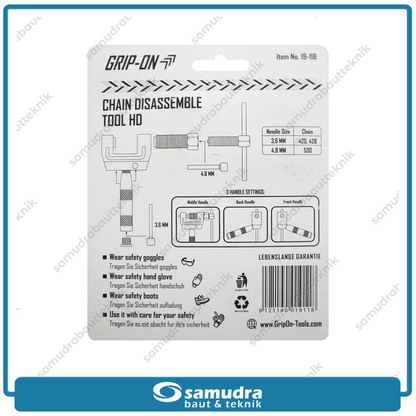 GRIPON 19-118 Alat Potong Rantai 2 Pin 420-530 mm / Chain Disassemble Tool HD
