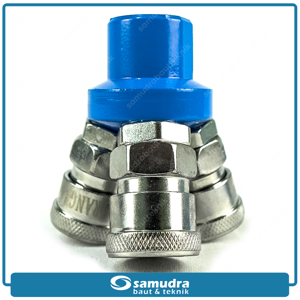 ORANGE 1820-03N Kopler Angin 1/4" Cabang 3 SJY-2