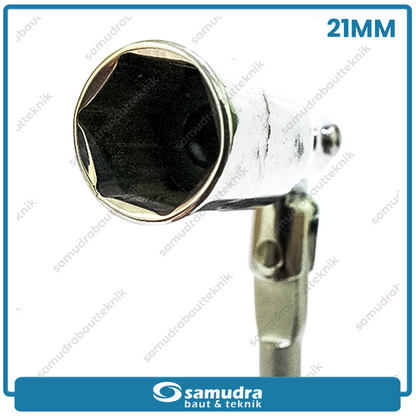 GRIPON 88-021 Kunci Sok T Busi Fleksibel Chrome 21 mm