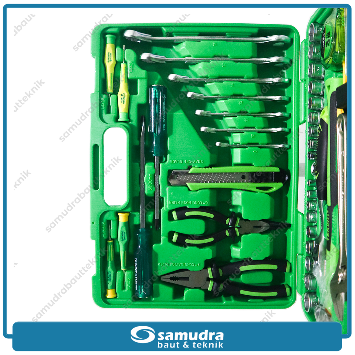 TEKIRO SC-MT0626 Tool Kit Mekanik Set 60 pcs Box Plastik / Mechanic Tools