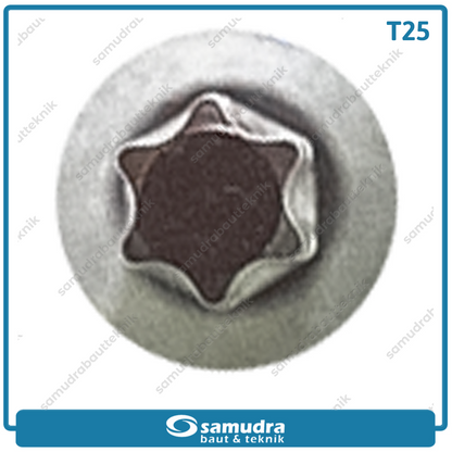 LIPPRO 3410TT-T25 Mata Sok Bintang 1/2" T25