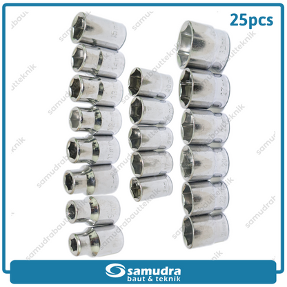 KTP Kunci Sok Set 25 pcs Box Plastik