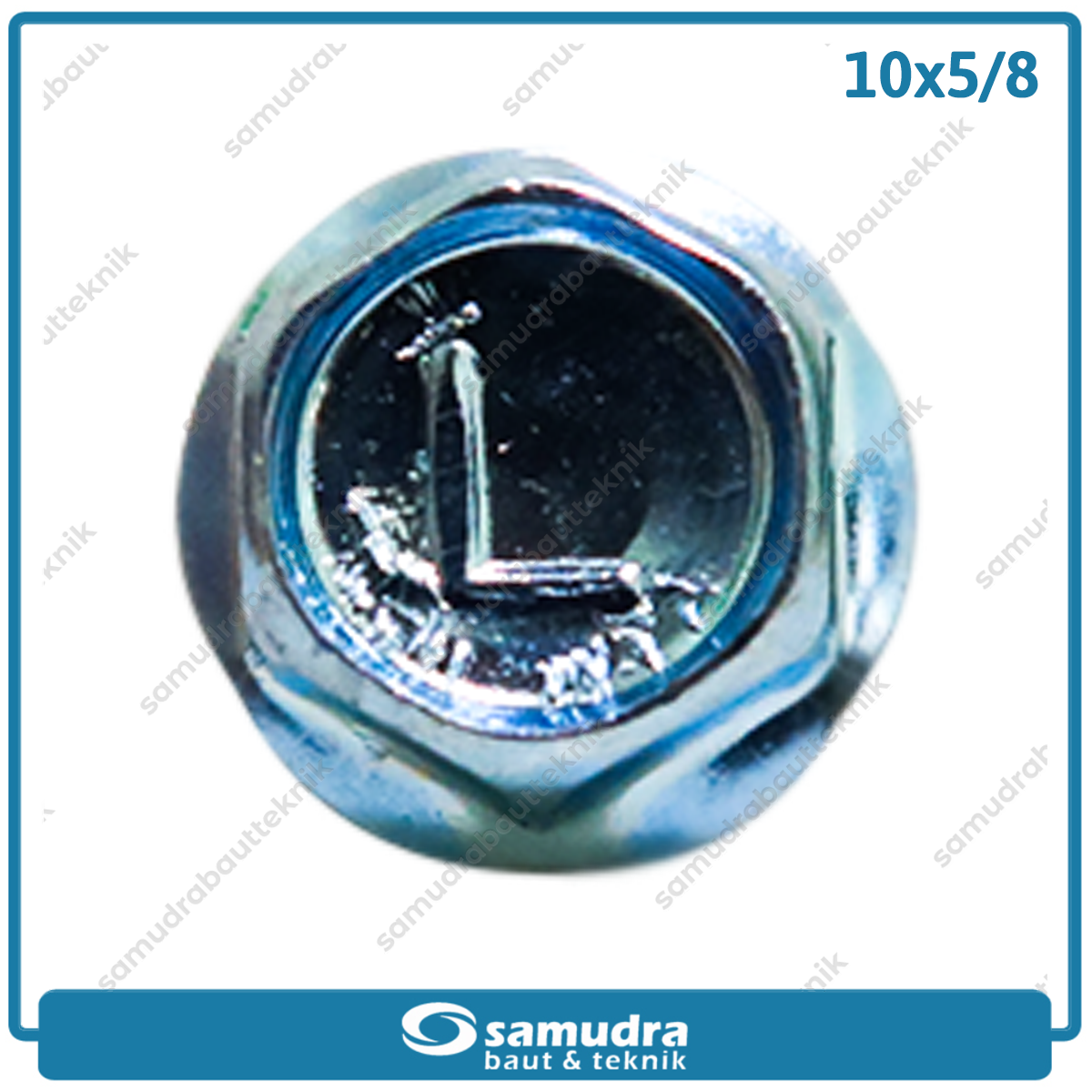 LANCIP 200 pcs Baut Baja Ringan 10 x 5/8 Sekrup Roofing Putih SDS Lion