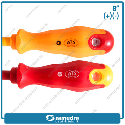 [PAKET] 2 Set ATS 8 Inch Obeng Listrik Plus Minus Electric Screwdriver