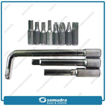 KTP Kunci Sok Set 27 pcs Box Plastik