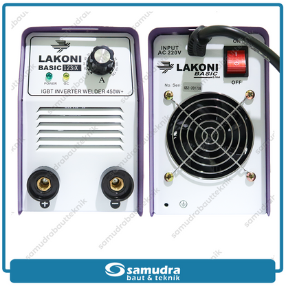 LAKONI BASIC-123iX Mesin Las Listrik IGBT 120A 450 Watt