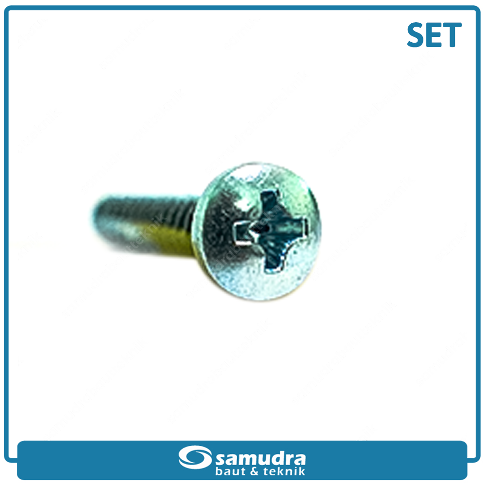 SMD 50 pcs Sekrup Fisher Set S6 S8 Lancip Besar