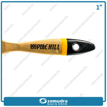 PINEHILL PH-999 1 pak isi 12 pcs Kuas Cat Putih 1"