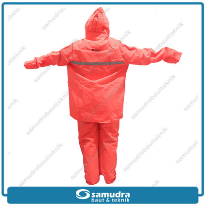 GOSAVE RAINSHIELD 2S Jas Hujan Baju Celana (XL) Oranye