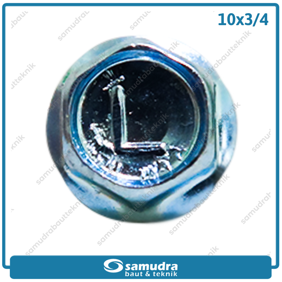 LANCIP 180 pcs Baut Baja Ringan 10 x 3/4 Sekrup Roofing Putih SDS Lion