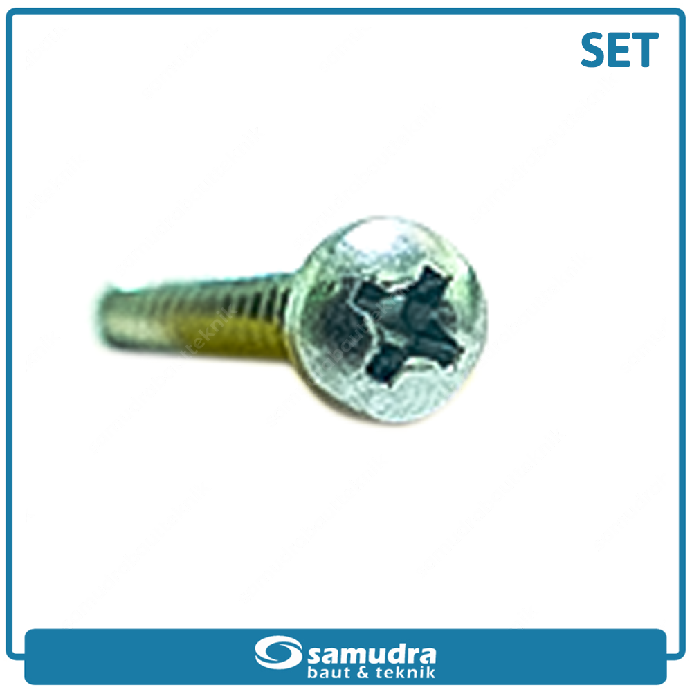 SMD 30 pcs Sekrup Fisher Set S6 Lancip Kecil