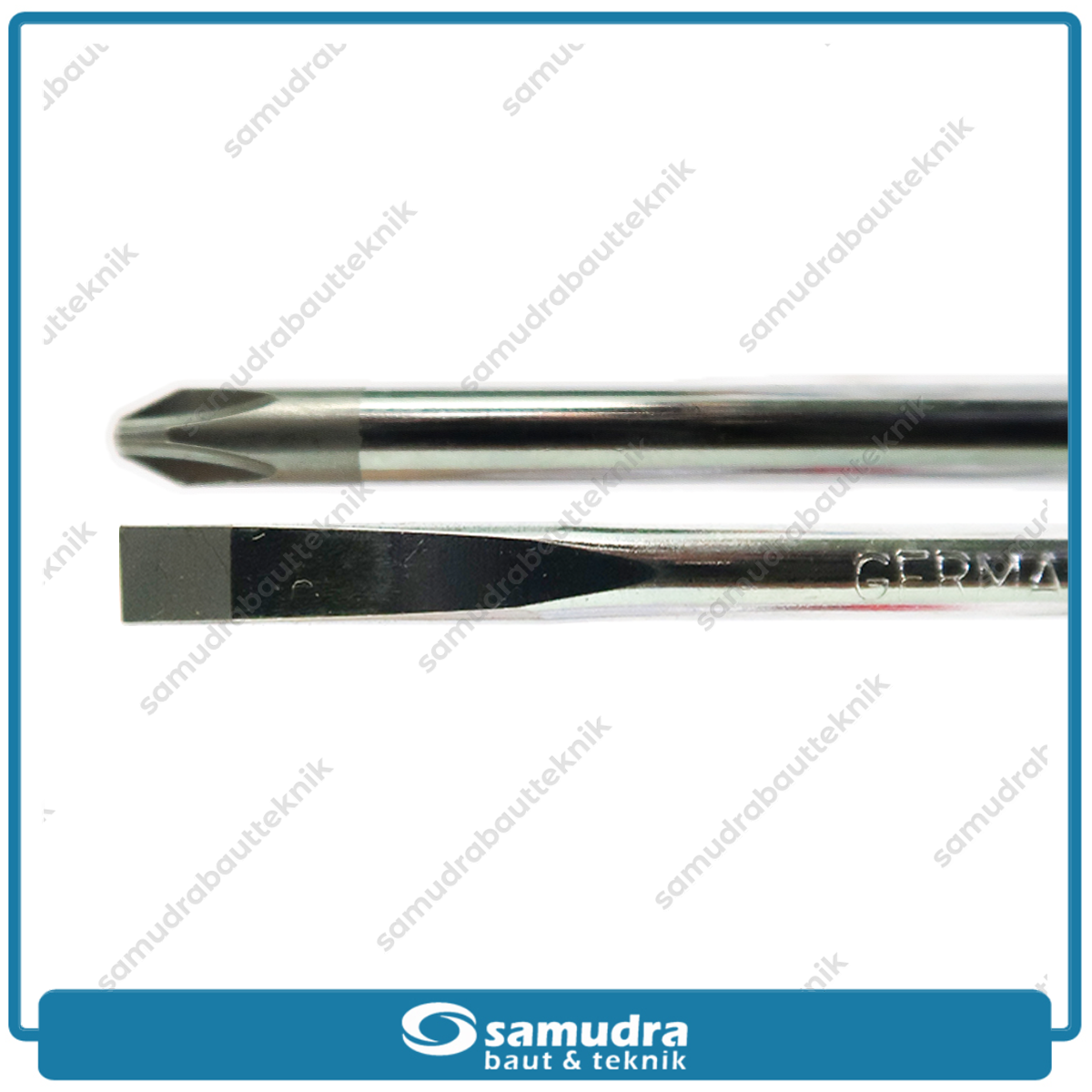 [PAKET] 2 Set LIPPRO Obeng 5 Inch Plus Minus Gagang Karet Screwdriver