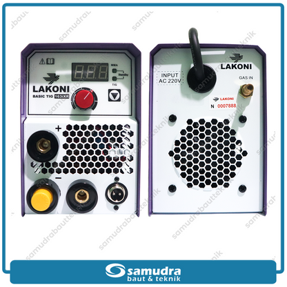 LAKONI BASIC-TIG-163iXR Mesin Las Listrik 120A 1 Phase Argon IGBT 450 Watt