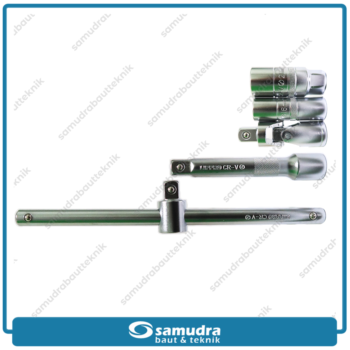 LIPPRO 3321MB Kunci Sok Set 22 pcs 6PT 8-32 mm Box Plastik