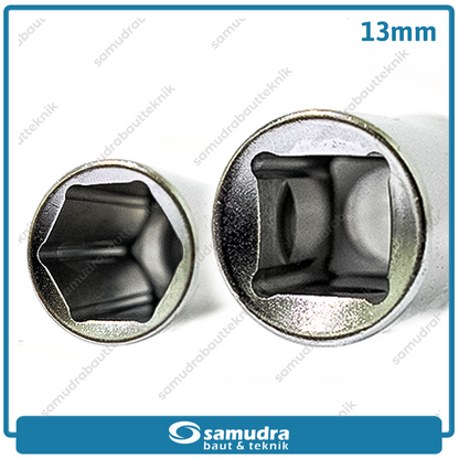 LIPPRO 3230M-13 Mata Sok Panjang 1/2" 6PT 13 mm / Deep Socket