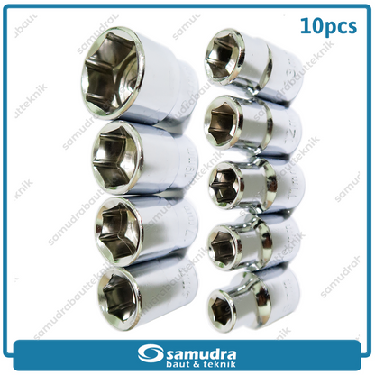 KTP Kunci Sok Set 10 pcs Box Plastik