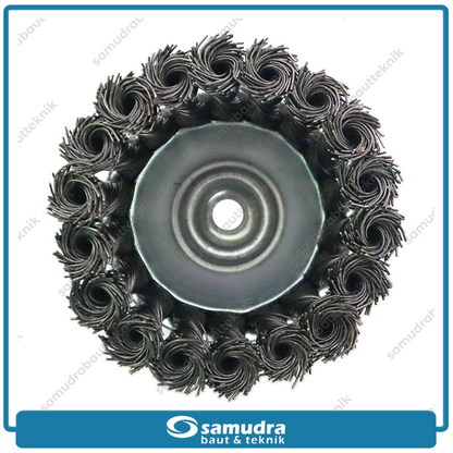 LIPPRO 61610-1.5 Sikat Mangkok Kepang 3"