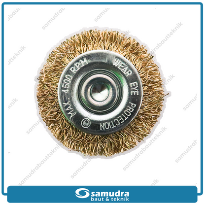 HASSTON 3450-115 Sikat Baja Gerinda Flat 38 mm