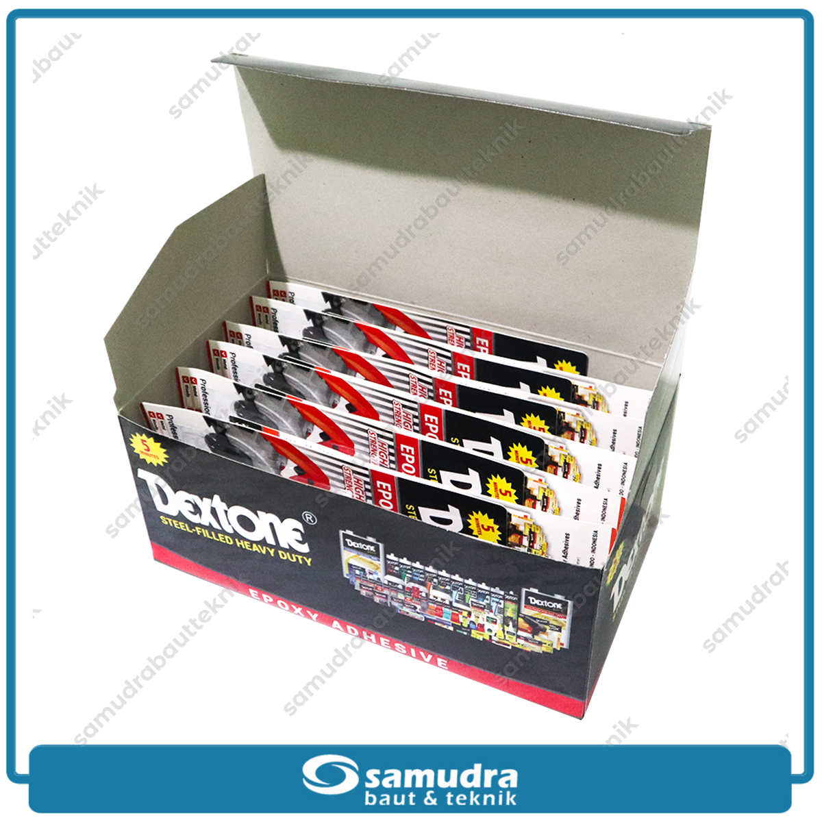 DEXTONE Lem Epoxy 5 menit - 1 dus besar isi 16 lusin