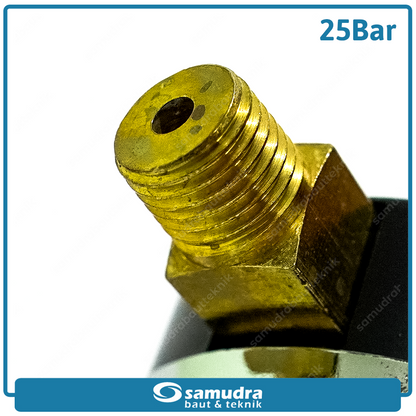 GRIPON 60-425 Alat Ukur Tekanan Angin Lonceng 25 bar