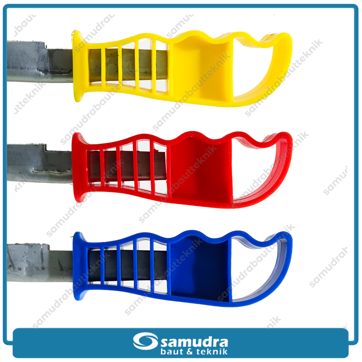 ORANGE Sikat Golok Kuningan Gagang PVC 8"
