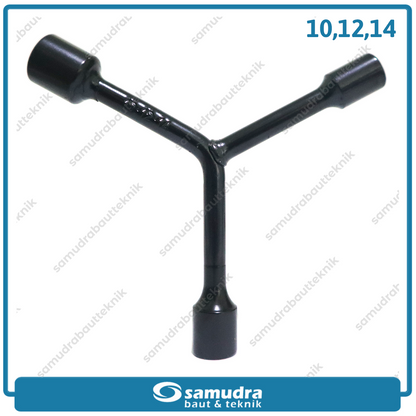 SABETZU Kunci Sok Y Pendek 10-12-14 mm