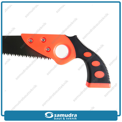 ATS Gergaji Kayu Lancip Gagang Karet 12"