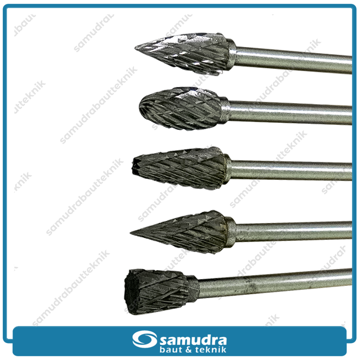 IKURA IKR-RFS202 Mata Bor Tuner Pendek Set 10 pcs / Rotary File Set Short