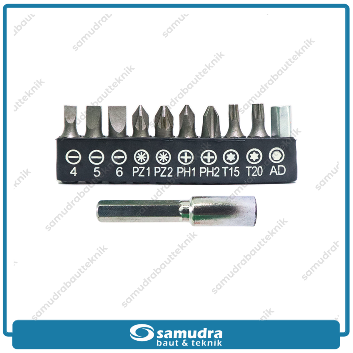 SABETZU FBS82.200 Selang Flexible Shaft Mata Obeng Set 12 pcs