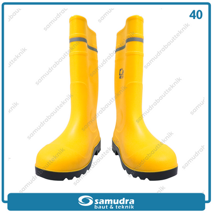 LIPPRO SB186-40 Sepatu Boots Safety Pelindung Besi No. 40