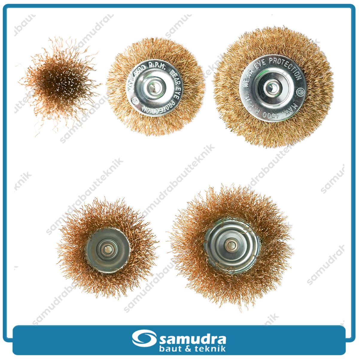 HASSTON 3450-102 Sikat Baja Gerinda Set 5 pcs