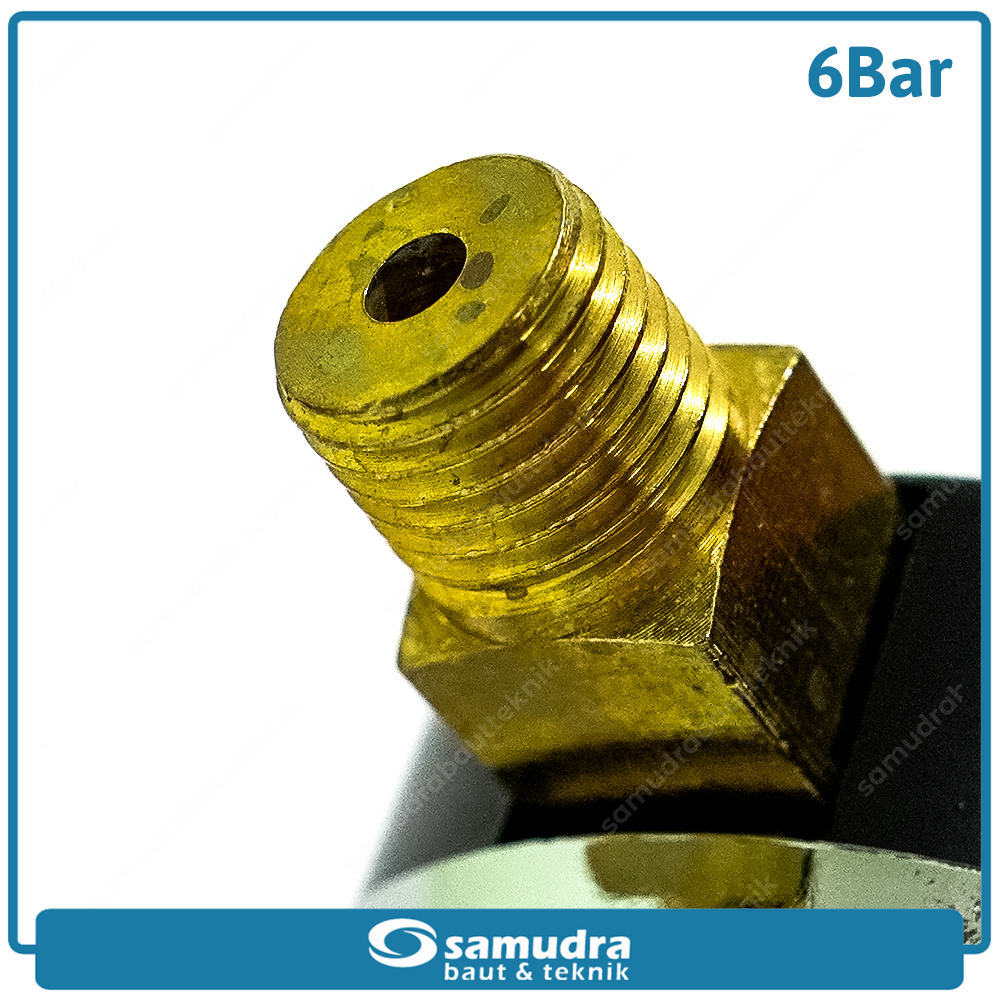 GRIPON 60-406 Alat Ukur Tekanan Angin Lonceng 6 bar