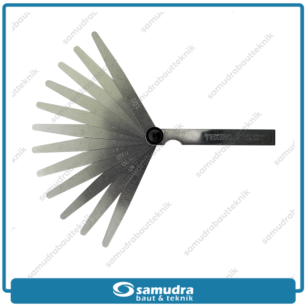 [PAKET] 3 Set TEKIRO HK-AW1230 Kunci L Stel Klep T40 + AU-FG1292 Feeler Gauge + WR-BE0054 Kunci Ring 8x9 mm