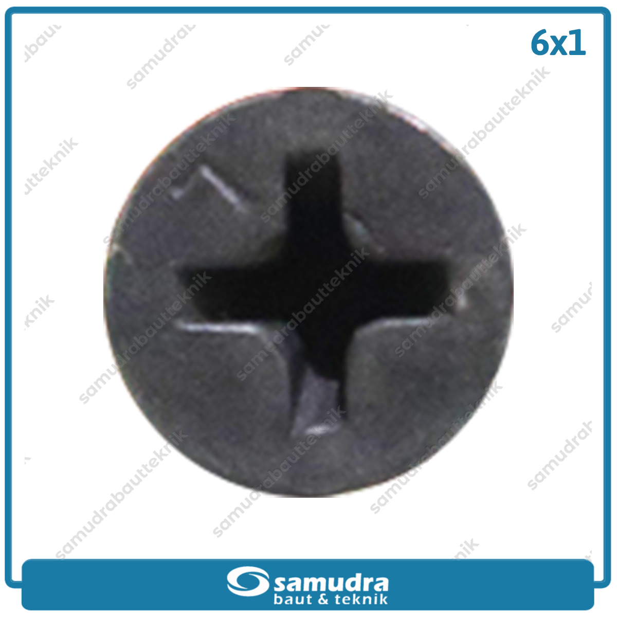 LANCIP 800 pcs Baut Gypsum 6 x 1 Sekrup Drywall Hitam 2.5 cm Kayu Lion